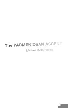 Hardcover The Parmenidean Ascent Book