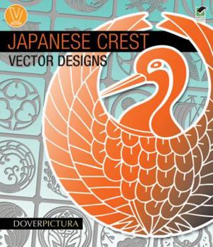 Paperback Japanese Crest Vector Designs [With CDROM] Book