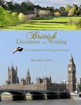 Paperback British Literature & Writing: One Credit High School English Course Book