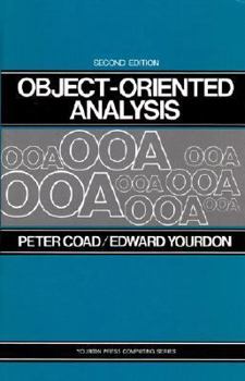 Hardcover Object-Oriented Analysis (Yourdon Press Computing Series) Book