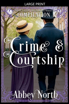 Paperback Crime & Courtship [Large Print] Book