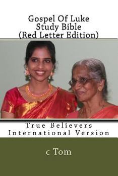 Paperback Gospel Of Luke Study Bible Red Letter Edition Book