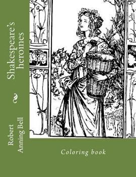 Paperback Shakespeare's heroines: Coloring book