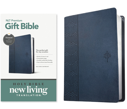Imitation Leather Premium Gift Bible Nlt, Filament Enabled (Leatherlike, Blue Cross, Red Letter) Book