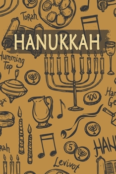 Paperback Happy Hanukkah Prayer, Thoughts, and Dreams, Journal: Lined Notebook, 120 Pages, 6 x 9, Soft Cover, Matte Finish Book
