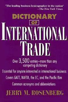 Paperback Dictionary of International Trade Book
