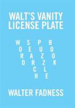 Hardcover Walt's Vanity License Plate: Word Search Puzzle Book