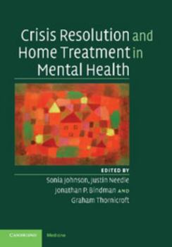 Paperback Crisis Resolution and Home Treatment in Mental Health Book