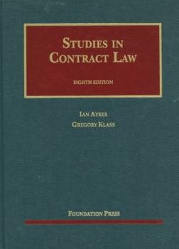 Hardcover Studies in Contract Law Book