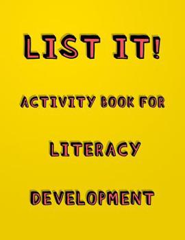Paperback List It! Activity book for literacy development: Fun listing activity book for young children Literacy and cognitive development Book