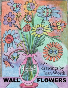 Paperback Wall Flowers: 50 pictures ready for colored pencils Book