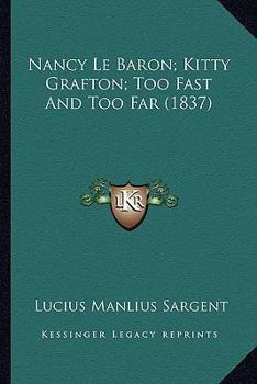 Paperback Nancy Le Baron; Kitty Grafton; Too Fast And Too Far (1837) Book