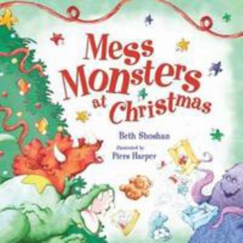 Paperback Mess Monsters at Christmas Book