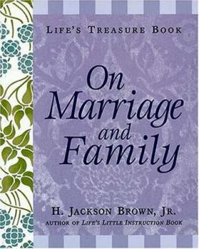 Paperback Life's Treasure Book on Marriage and Family Book