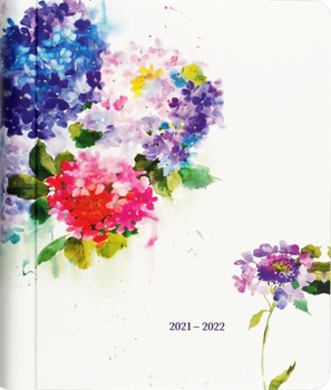 Hardcover 2022 Hydrangeas Mom's Weekly Planner (18-Month Family Calendar) Book