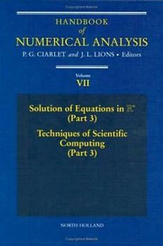 Hardcover Handbook of Numerical Analysis (Volume 7) Book