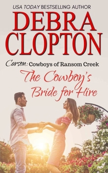 Paperback The Cowboy's Bride for Hire Book