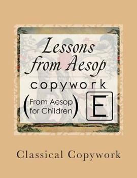 Paperback Lessons from Aesop: Elementary Print Copywork Book