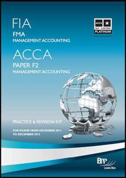 Paperback Fia - Foundations in Management Accounting Fma: Revision Kit Book