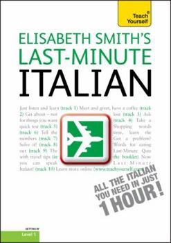 Audio CD Last-Minute Italian, Level 1 Book