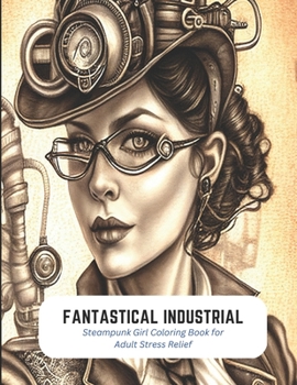 Paperback Fantastical Industrial: Steampunk Girl Coloring Book for Adult Stress Relief Book