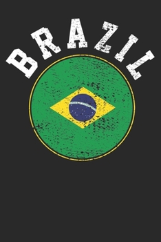 Paperback Notebook: Brazil Ruled 6x9 120 Pages Book