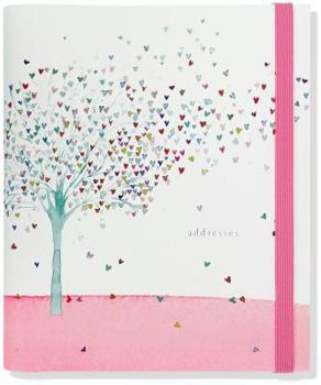 Misc. Lg Addr Bk Tree of Hearts Book