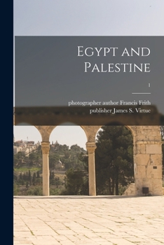 Paperback Egypt and Palestine; 1 Book