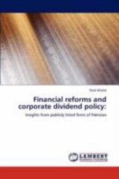 Paperback Financial reforms and corporate dividend policy Book