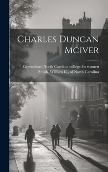 Hardcover Charles Duncan Mciver Book