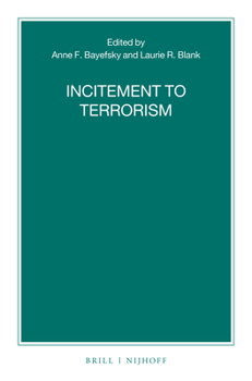 Paperback Incitement to Terrorism Book