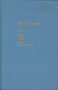 Hardcover Yivo Annual Volume 22 Book