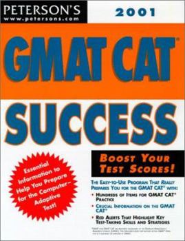 Paperback Peterson's Gmat Cat Success 2001 Book