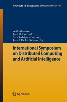 Paperback International Symposium on Distributed Computing and Artificial Intelligence Book