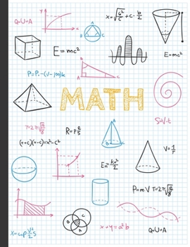 Graph Paper Math Notebook: Lined Graph Paper 5x5 Five Squares Per Inch Math and Science Grid Paper Journal Composition Bound Comp Notebook For Students | Quad Ruled 5 to 1" | 8.5 x 11" | 100 Pages