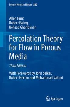 Paperback Percolation Theory for Flow in Porous Media Book