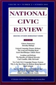 Paperback National Civic Review: Making Citizen Democracy Work Book