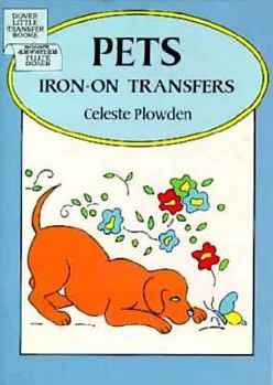 Paperback Pets Iron on Transfers Book