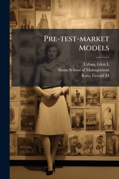Paperback Pre-test-market Models Book