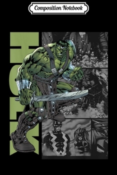 Composition Notebook: Marvel Planet Hulk Metal Arm Sword on Panels  Journal/Notebook Blank Lined Ruled 6x9 100 Pages