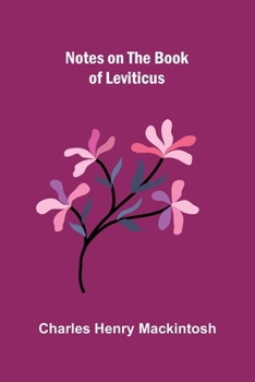 Paperback Notes on the Book of Leviticus Book
