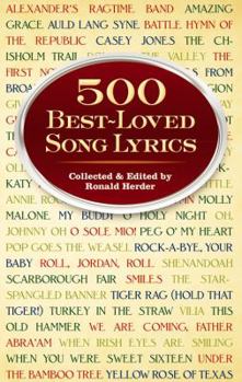 Paperback 500 Best-Loved Song Lyrics Book