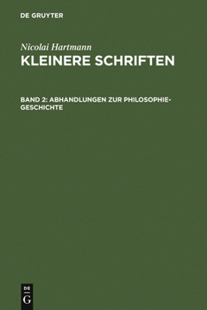 Hardcover Abhandlungen Zur Philosophie-Geschichte [German] Book