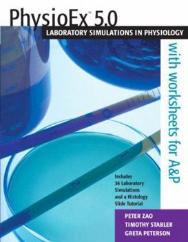 Paperback Physioex 5.0: Laboratory Simulations in Physiology CD-ROM Version Book