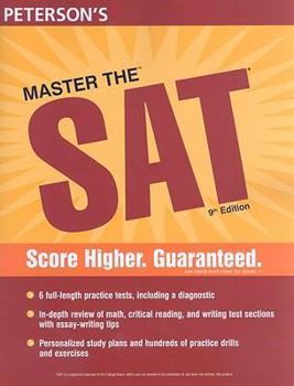 Paperback Peterson's Master the SAT Book