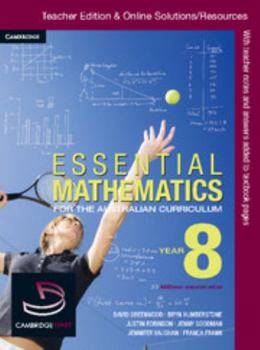 Paperback Essential Mathematics for the Australian Curriculum Year 8 Teacher Edition Book
