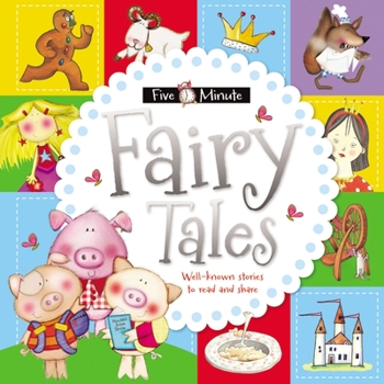 Hardcover Treasuries Five-Minute Fairy Tales Book