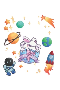 Funny Easter Bunny Notebook: Blank Paper Journal 6x9 - 120 Pages