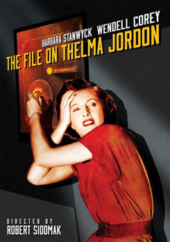 DVD The File On Thelma Jordon Book