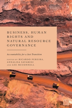 Hardcover Business, Human Rights and Natural Resource Governance: Accountability for a Just Transition Book